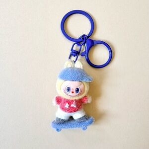 NEW Skateboard Labubu Mini keychain